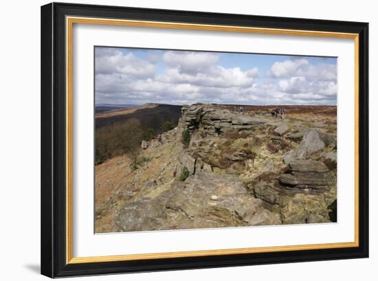 Stanage Edge, Derbyshire, 2009-Peter Thompson-Framed Photographic Print