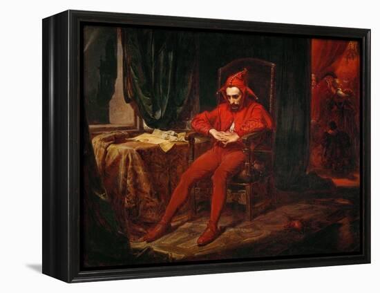 Stanczyks face is a self-portrait of painter Matejko.-Jan Matejko-Framed Premier Image Canvas