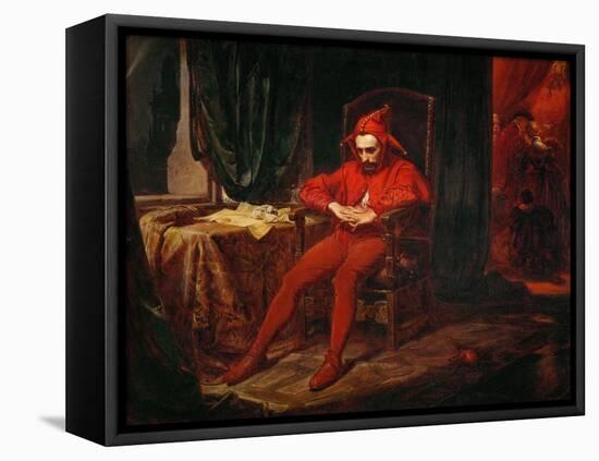 Stanczyks face is a self-portrait of painter Matejko.-Jan Matejko-Framed Premier Image Canvas