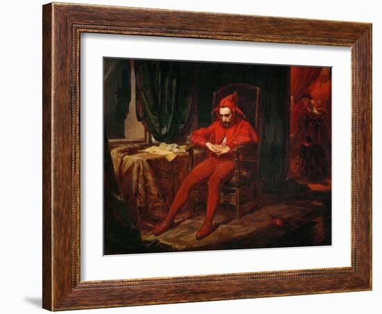 Stanczyks face is a self-portrait of painter Matejko.-Jan Matejko-Framed Giclee Print