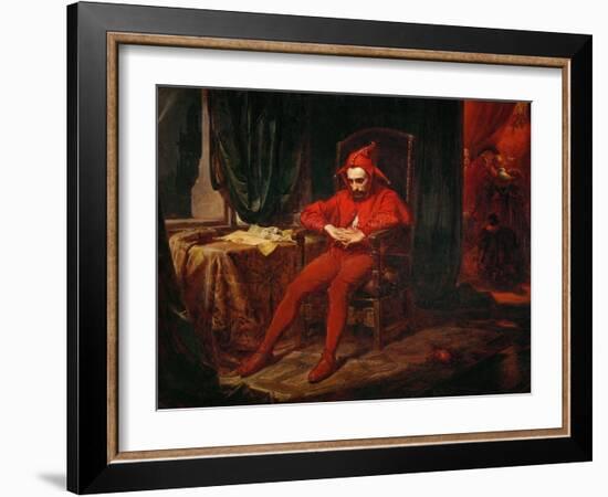 Stanczyks face is a self-portrait of painter Matejko.-Jan Matejko-Framed Giclee Print