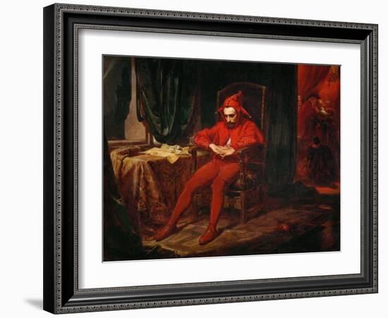 Stanczyks face is a self-portrait of painter Matejko.-Jan Matejko-Framed Giclee Print