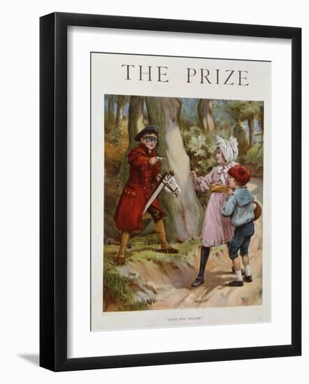 Stand and Deliver, 19Th Century (Colour Litho)-Richard Doyle-Framed Giclee Print