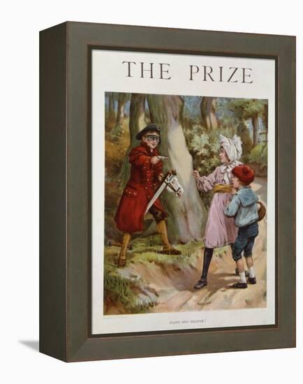 Stand and Deliver, 19Th Century (Colour Litho)-Richard Doyle-Framed Premier Image Canvas