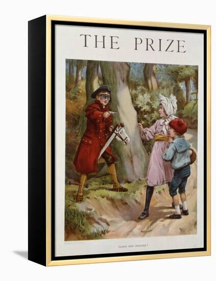 Stand and Deliver, 19Th Century (Colour Litho)-Richard Doyle-Framed Premier Image Canvas