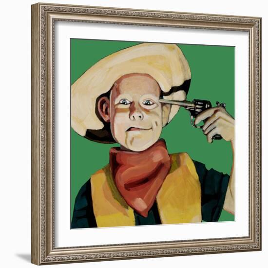 Stand Cowboy-Thomas MacGregor-Framed Giclee Print