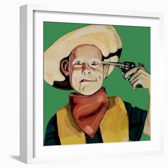 Stand Cowboy-Thomas MacGregor-Framed Giclee Print