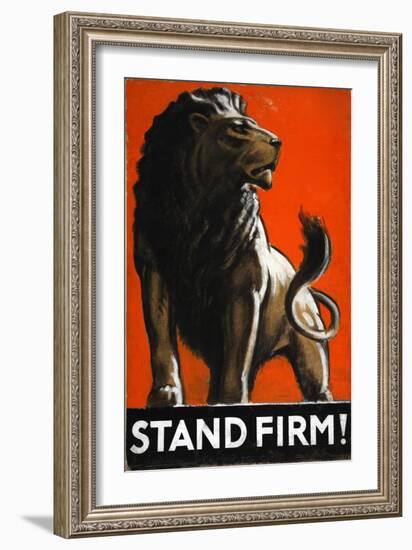 Stand Firm-Vintage Apple Collection-Framed Giclee Print