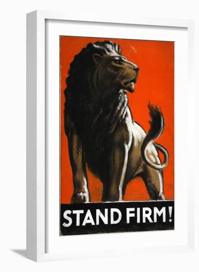 Stand Firm-Vintage Apple Collection-Framed Premium Giclee Print