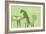 Stand - Green Version-Dog is Good-Framed Art Print