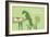 Stand - Green Version-Dog is Good-Framed Art Print