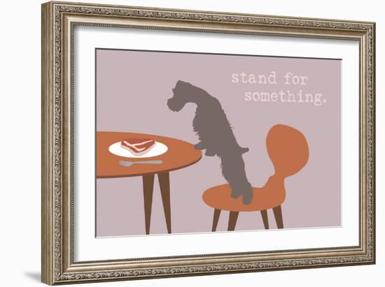 Stand - Naturals Version-Dog is Good-Framed Art Print