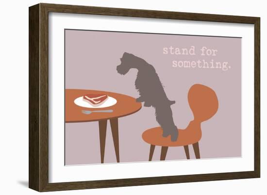 Stand - Naturals Version-Dog is Good-Framed Art Print