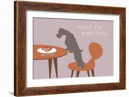 Stand - Naturals Version-Dog is Good-Framed Art Print