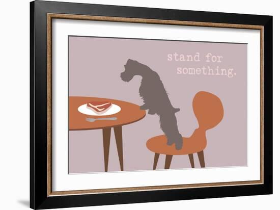 Stand - Naturals Version-Dog is Good-Framed Art Print