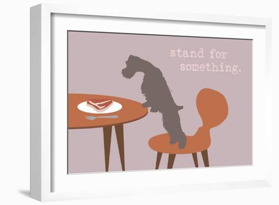 Stand - Naturals Version-Dog is Good-Framed Art Print