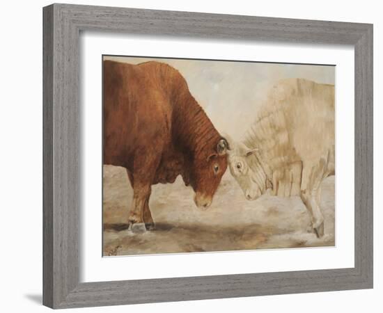 Stand Off I-Kathy Winkler-Framed Art Print