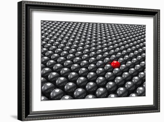 Stand Out of the Crowd-Oakozhan-Framed Art Print