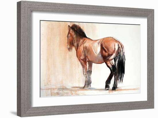 Stand (Przewalski), 2013-Mark Adlington-Framed Giclee Print