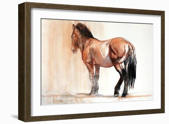 Stand (Przewalski), 2013-Mark Adlington-Framed Giclee Print