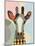 Stand Tall Giraffe-Lanre Adefioye-Mounted Giclee Print