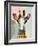 Stand Tall Giraffe-Lanre Adefioye-Framed Giclee Print