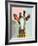 Stand Tall Giraffe-Lanre Adefioye-Framed Giclee Print