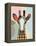 Stand Tall Giraffe-Lanre Adefioye-Framed Premier Image Canvas