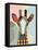 Stand Tall Giraffe-Lanre Adefioye-Framed Premier Image Canvas