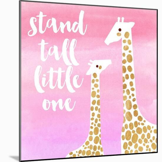 Stand Tall Pink-Evangeline Taylor-Mounted Art Print