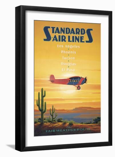 Standard Airlines, El Paso, Texas-Kerne Erickson-Framed Premium Giclee Print