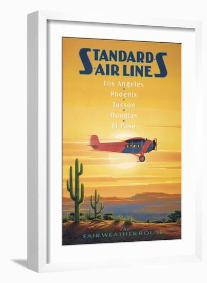 Standard Airlines, El Paso, Texas-Kerne Erickson-Framed Premium Giclee Print