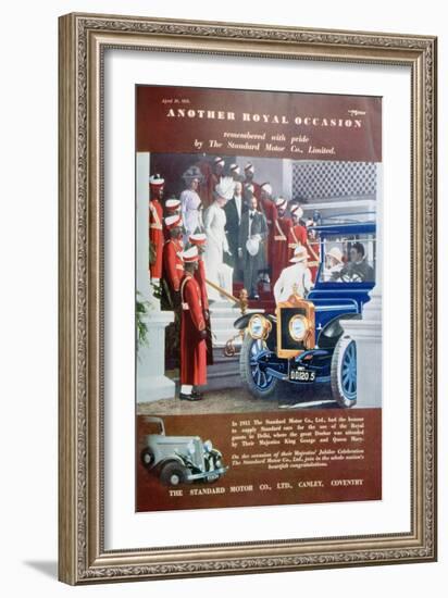 Standard Car Advert, 1935-null-Framed Giclee Print