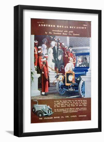 Standard Car Advert, 1935-null-Framed Giclee Print