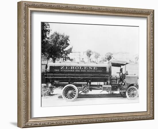 Standard Oil Fuel Truck-null-Framed Photographic Print