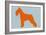 Standard Schnauzer Orange-NaxArt-Framed Art Print