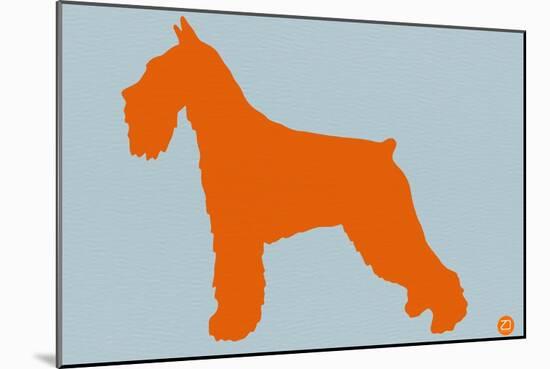 Standard Schnauzer Orange-NaxArt-Mounted Art Print
