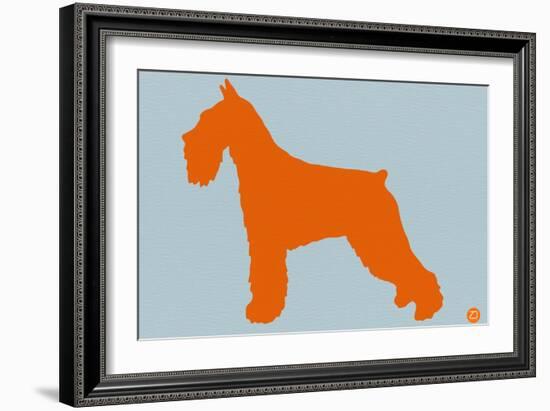 Standard Schnauzer Orange-NaxArt-Framed Art Print