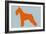 Standard Schnauzer Orange-NaxArt-Framed Art Print