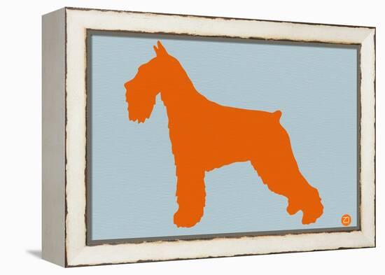 Standard Schnauzer Orange-NaxArt-Framed Stretched Canvas