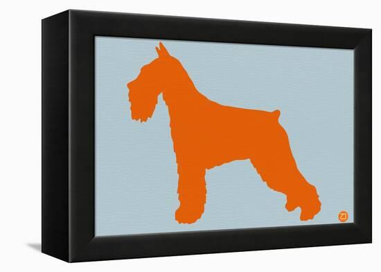 Standard Schnauzer Orange-NaxArt-Framed Stretched Canvas