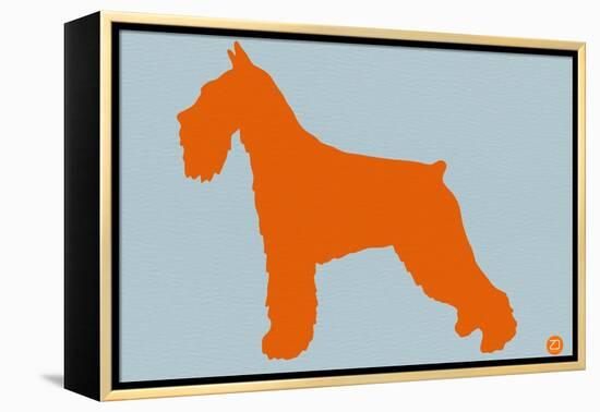 Standard Schnauzer Orange-NaxArt-Framed Stretched Canvas