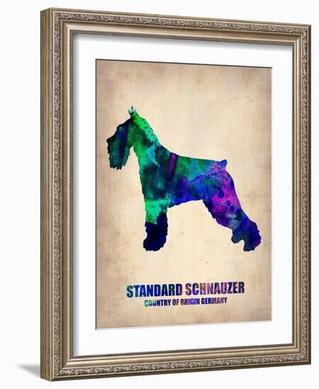 Standard Schnauzer Poster-NaxArt-Framed Art Print