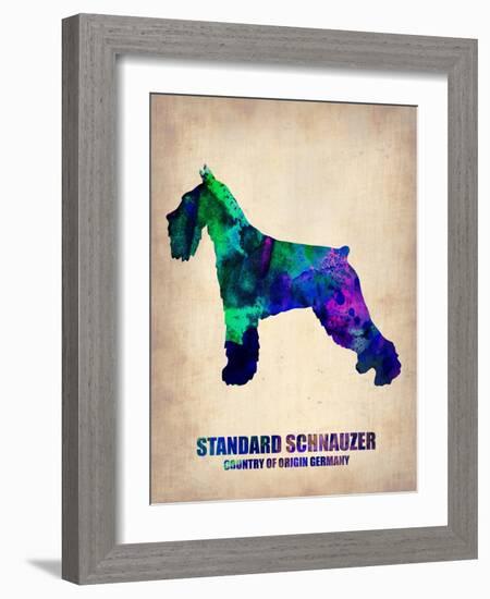 Standard Schnauzer Poster-NaxArt-Framed Art Print