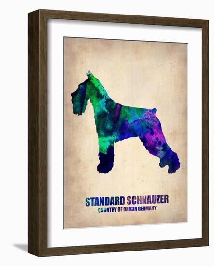 Standard Schnauzer Poster-NaxArt-Framed Art Print