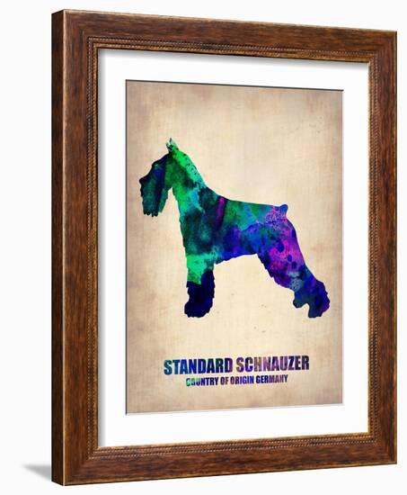 Standard Schnauzer Poster-NaxArt-Framed Art Print