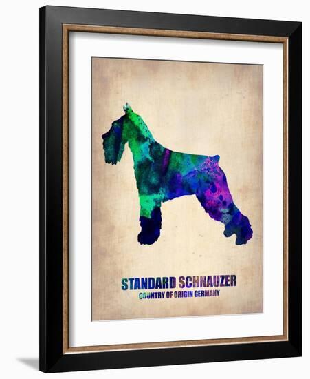 Standard Schnauzer Poster-NaxArt-Framed Art Print