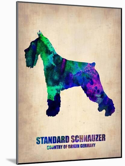 Standard Schnauzer Poster-NaxArt-Mounted Art Print