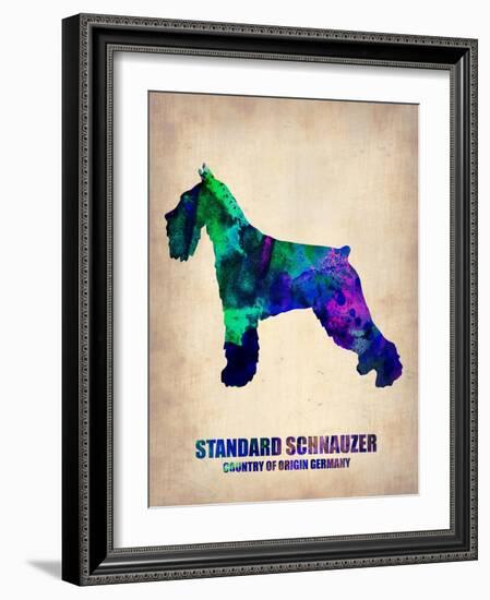 Standard Schnauzer Poster-NaxArt-Framed Art Print