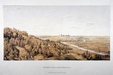 View of Windsor Castle from Egham Hill, Berkshire, 1851-Standidge & Co-Framed Giclee Print